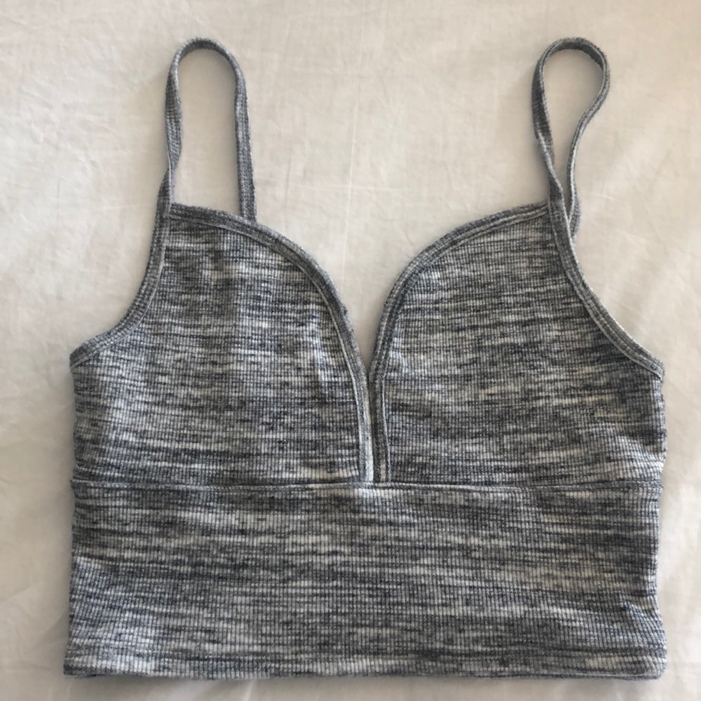 Grey crop top/bralette